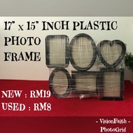 17" x 15" INCH PLASTIC PHOTO FRAME