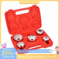 In stock-5pc 3/8 Inch Oil Filter Socket Set 24mm 27mm 32mm 36mm 38mm Universal Wrench Tool Kit