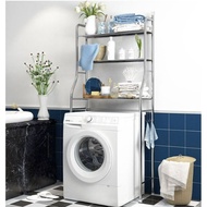 Stainless Steel 3 Tier Toilet Rack Washing Machine Rack Bathroom Rack