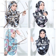 Clara Printed Instant Shawl Zihaluv