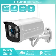 Hamrol 5MP iCsee Wireless IP Camera Audio Email Alert Outdoor 1080P WIFI Surveillance IR Night Visio