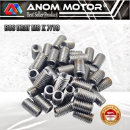 bos drat sok drat baut 12 paket isi 50pcs (tap In 8x125  tap ex 7/16x14)