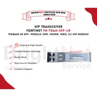 [READY STOCK] FN-TRAN-SFP+LR 10GBASE-LR SFP+ Module SMF, 1310nm, 10km, LC Singlemode Fiber SFP