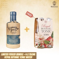 Granddad Jack's Albion Gin 500 mL 40 Percent ABV with East Imperial Royal Botanic Tonic 150 mL (4 Bottles)