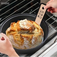 mihosg Silicone Bread Sling for Oven Non Stick Easy to Clean Reusable Round Baking Mat with Long Han