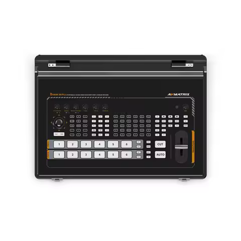 AVMATRIX SHARK S6 PLUS 17.3 6-Channel Portable Video Switcher SDI/HDMI compatib for Professional Liv