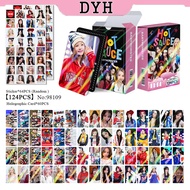 124pcs/box BABYMONSTER Photocards HOT SAUCE Holographic LOMO Card Ahyeon ASA CHIQUITA Holographic ca