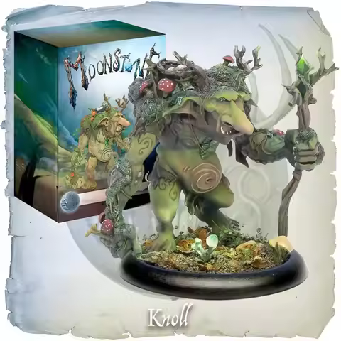 model kit resin kit MoonStone Knoll the Troll Collectible Unassembled Sculpture for Hobbyists