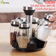 Aisha rotating spice bottle rotating spice box, luxurious and convenient design for the Kitchen