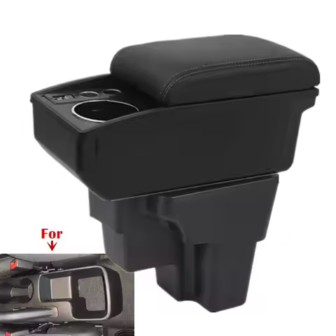 For KIA RIO Armrest Box For KIA STONIC KIA Rio lx Cerato Car Armrest double-layer Storage box Interi