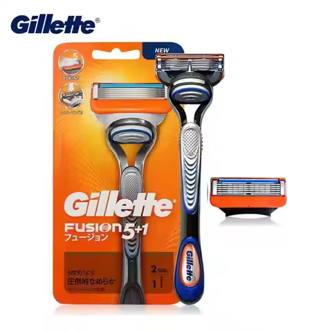 Gillette Fusion Razor Men's Shaver Smooth Shaving 5-Layer Blades Stainless Steel Material