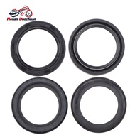 ASDL 4pcs 37x49x8 Motorcycle Nitrile Rubber front fork Oil Seals and 37x49 Dust Cover