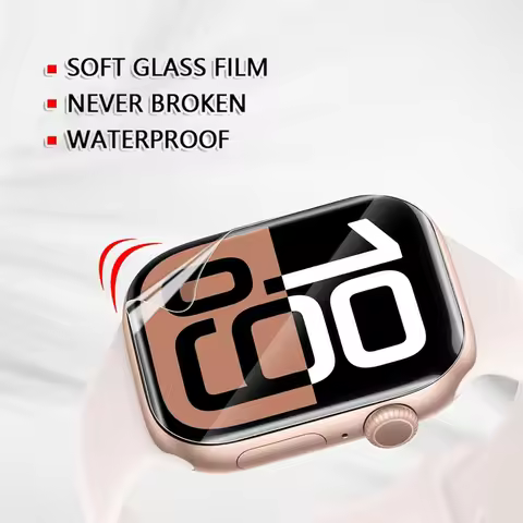 5PCS Hydrogel Film for Apple Watch 5 6 SE 40MM 44MM 42 38 Screen Protector Apple Watch Ultra 49MM 7 