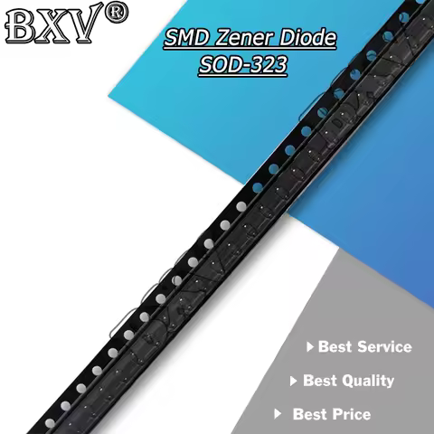 100PCS/LOT SMD Zener Diode SOD-323 0805 0.25W SMD Diode BZT52C10V 3V 3V3 7V5 6V8 5V6 5V1 4V7 12V 10V
