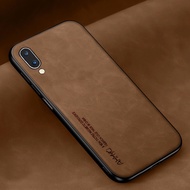 Silicone bumper Cover For Huawei P20 Pro enjoy 9 9e plus Y9 2019 leather Casing For Huawei Honor 8A 