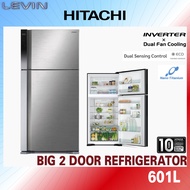 Hitachi Big 2 Series 601L Inverter 5 Star Energy Saving Refrigerator Peti Sejuk