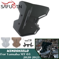 for MT 03 MT03 Sport Touring Windshield Windscreen For Yamaha MT-03 2020 2021 2022 2023 Motorcycle