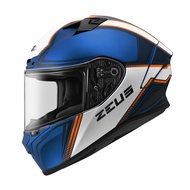 ZEUS ZS 826 MATT BLUE BK13 BLUE FULL FACE SINGLE VISOR