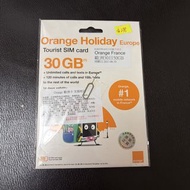 歐洲 Orange sim卡 50GB