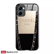(GC 78) Realme C33 Glass Softcase - Realme C33 Glass Case - Realme C33 Beautiful Case - Realme C33 C