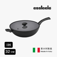 美亞 - (電磁爐適用) 32cm 易潔有蓋炒鍋 - Essteele Per Salute (#10718)