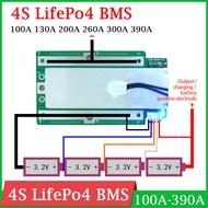 4S 12V 100A 130A 200A 260A 300A 390ALifePo 4ลิเธียมเหล็กฟอสเฟตแผ่นป้องกัน12.8V สูงอินเวอร์เตอร์ BMS