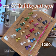 เซตสีเจลลูกแก้ว Jiao Yan She Tabby Cat Eye 20 สี พร้อมชาร์ทโชว์