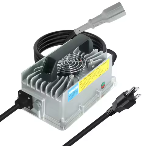 ZAYNE 48V 15A Waterproof Smart Charger For Electric Club Car EZGO YAMAHA Golf Car 15S 54.75V 16S 58.