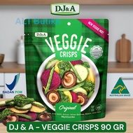 DJ& VEGGIE CRISPS ORIGINAL 90 GRa | SNACK VEGETABLEKeripik | DJ & AUSTRALIANa