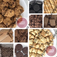 Pemborong Biskut Timbang Pelbagai Jenis  (200G) Coklat, Mini Chipsmore, Mini Coco Crunch, Ikan