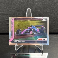 F1 Topps Chrome F1-75 Card - Franco Colapinto (Alpine F1)