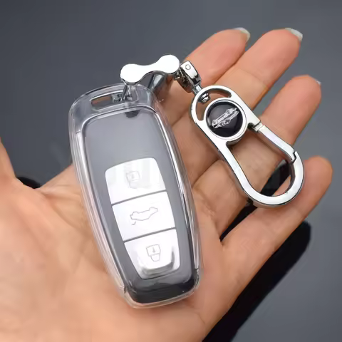 Auto Shell Fob For Audi Q8 RSQ8 A6 C8 S6 RS6 A7 S7 RS7 A3 8Y A8 D5 4N RS E-tron GT Q4 Q7 4M Transpar