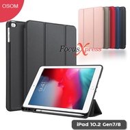 OSOM เคส iPad 10.2 2019 Gen 7 / Gen 8 / Gen 9 / iPad Mini 5 / iPad Pro 11 2020 / iPad Pro 12.9 2020 2018 / iPad Pro 10.5 Air 3 มีรางใส่ปากกา ไอแพด case พร้อมส่งจากไทย