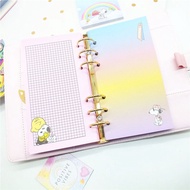 A6 binder refill paper A6 binder paper refill/ A6 Loose leaf binder/ (1 pack 45 sheets) Loose leaf s