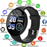 ♗ D18 Smart Watch Men Blood Pressure Waterproof Smartwatch Women Heart Rate Monitor Fitness Tracker Watch Sport For Android IOS