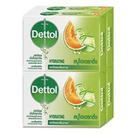 Dettol เดทตอล สบู่ก้อนแอนตี้แบคทีเรีย (65 กรัม แพ็ค 4ก้อน) (แพ็ค 4 ก้อน) Dettol เดทตอล สบู่ก้อนแอนตี้แบคทีเรีย ขนาด 60-65 กรัม