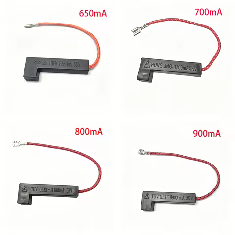 5KV 650mA 700mA 800mA 900mA High Pressure Fuse Replacement Integrated High Voltage Fuse For Microwav