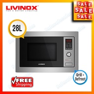 Livinox 28L Built-in Microwave LMW-928 with Grill & Defrost Function