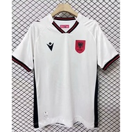 2526 Albania Away White/Jersey, Quick-Drying Sports T-Shirt
