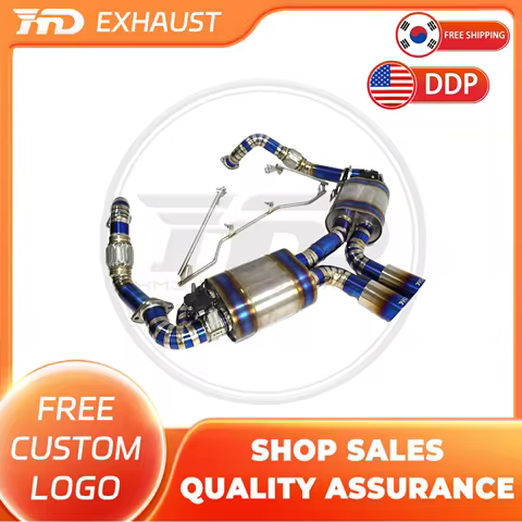 HMD Exclusive customization Titanium alloy Exhaust System Catback Exhaust for Porsche Cayman Boxster