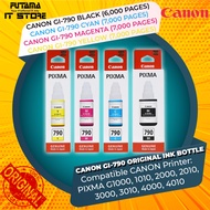 Canon PIXMA GI-790 (Black/Cyan/Magenta/Yellow) Original Ink Bottle  - G2000/2010/1000 INK