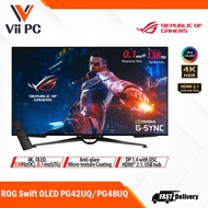 ASUS ROG Swift OLED PG42UQ / PG48UQ gaming monitor - 4K, OLED, 138Hz(overclocked), 0.1ms, 98% DCI-P3, true 10-bit