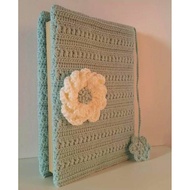 Knot and co. | BOOK cover | Book sleeve | Sweet white floral qur'an sleeve (PO)