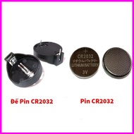 CR2032 Button Cell Battery, CR2032 Button Cell Battery Base - CR2032 Battery, CR2032 Pin Battery Bas