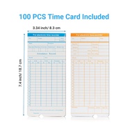 Time Clock Punch Card Attendance Card Worker Card 100pcs PUNCH CARD