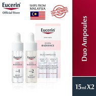 Eucerin Even Radiance Duo Ampoules (15ml x 2) Serum | Brightening | Hydration | Derma Skincare | Fac