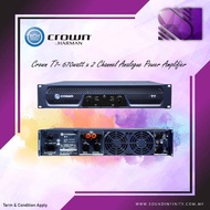 CROWN T7 - 670watt x 2 Channel Analogue Power Amplifier