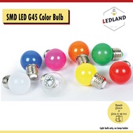 LEDLAND G45 3W SMD LED Color bulb decorative advertising lantern red green blue purple warm light bulb 灯泡lampu raya