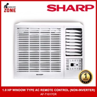 COD Sharp aircon non inverter 1HP Window Type Remote Control Air Conditioner AF-T1017CR