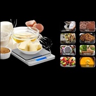 [guaguafu] Rechargeable 3000g/0.1g Food Weighing Scale Digital Kitchen Scale Weight Grams Cooking Ba